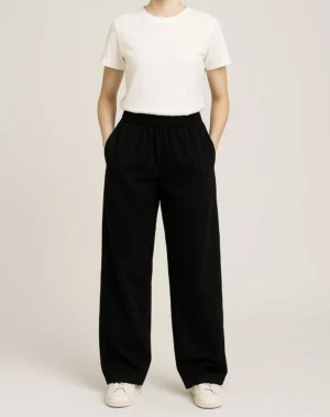 Black Cargo Trousers
