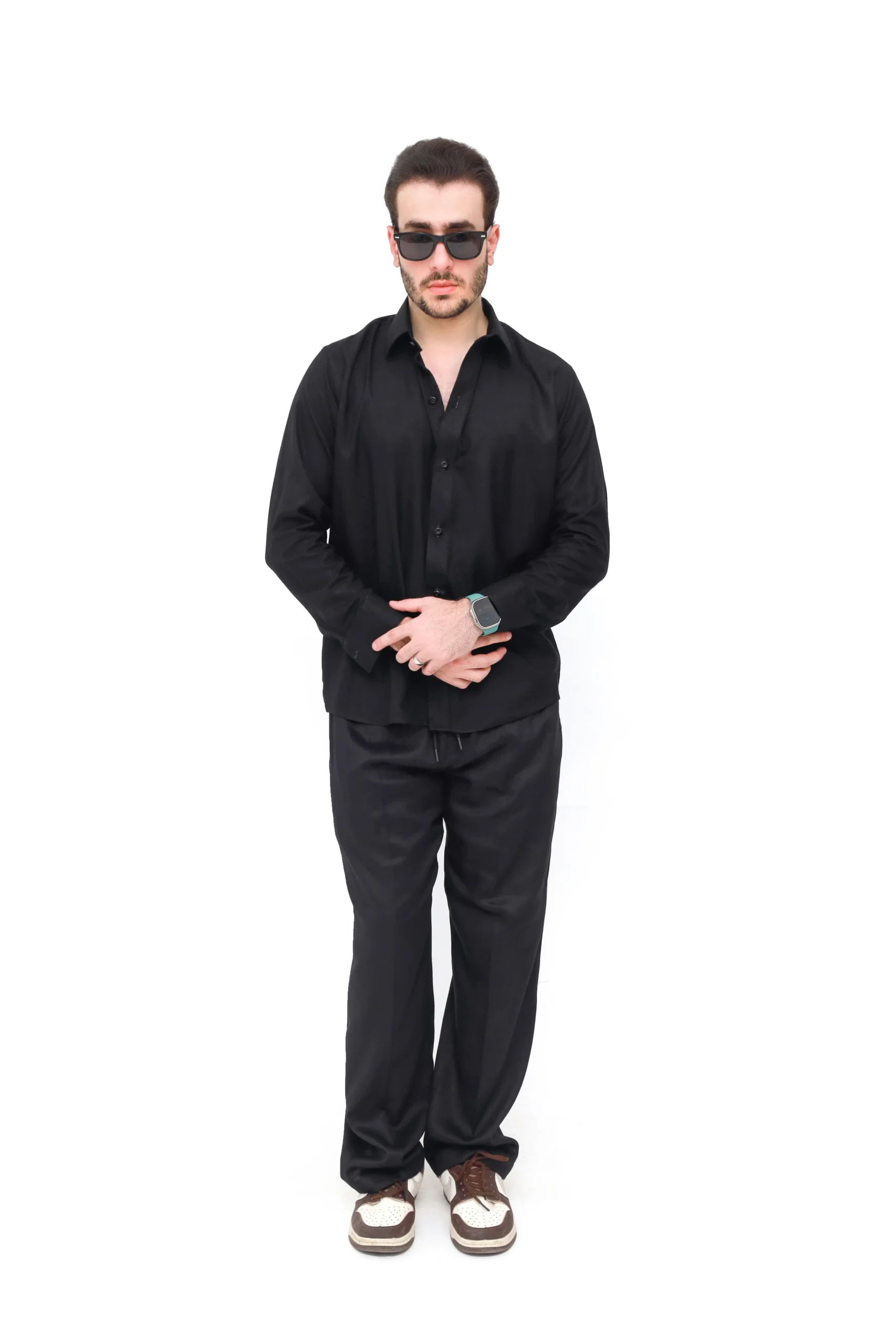 Onyx Shadow Men’s Shirt & Trouser Set
